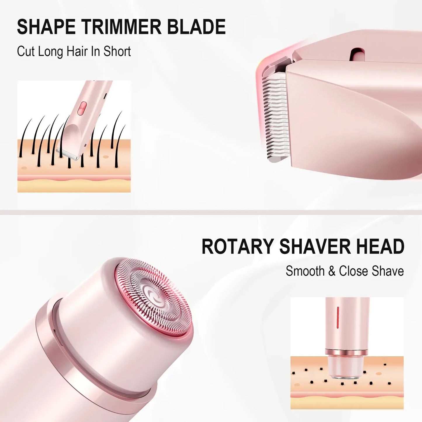 SmoothGlow™ 2-in-1 Trimmer  Shaver™